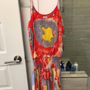 Halston Heritage Drop Waist Dress